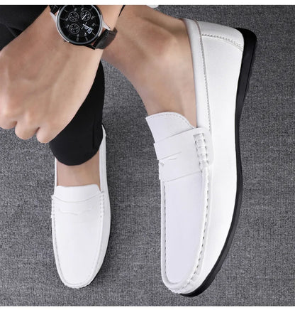 Men’s Shoes – New Casual Driving Style Loafers, Fashion Outdoor Slip-On Lazy Flats