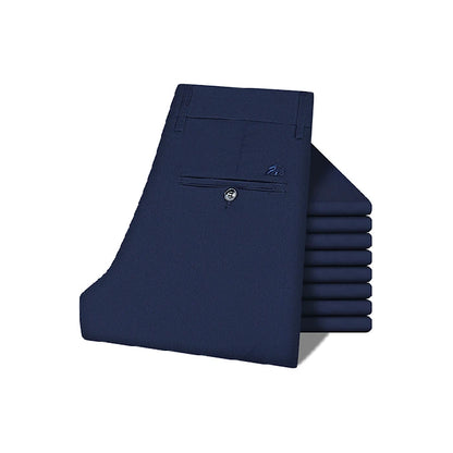 Cool & Comfortable Men’s Summer Trousers – Smart Bamboo Fiber Blend for Work or Casual