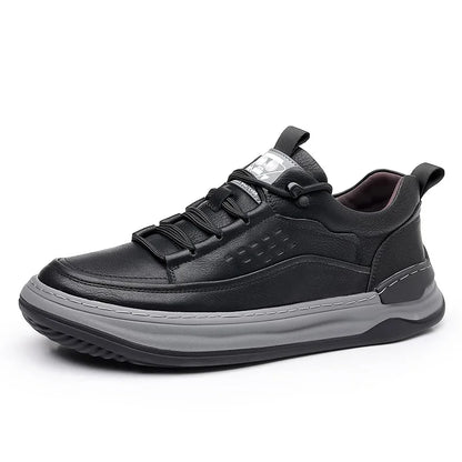 Trendy Men's Casual Shoes Simple Men's Retro Genuine Leather Shoes Elegant Formal  Commuter Work Shoes Free Delivery Loafers