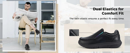Everyday Comfort Slip-Ons – Wide Leather Shoes Designed for Support & Ease