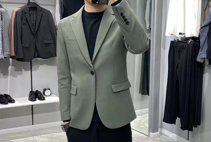 Men’s Business Blazer – Classic Black Suit Jacket in Regular & Plus Sizes