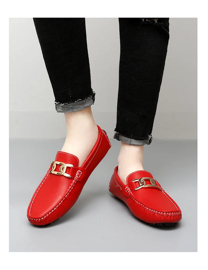 Everyday Style – Handmade Plaid Loafers Designed for Year-Round Comfort