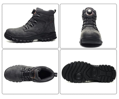 Rugged Safety Boots – Waterproof Steel Toe Protection for Work & Outdoor Riding