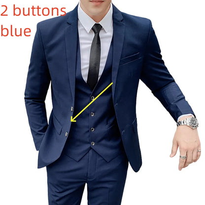 Classic 3-Piece Suit – Timeless Gentleman’s Style for Business, Weddings & Special Occasions
