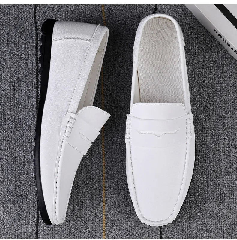 Men’s Shoes – New Casual Driving Style Loafers, Fashion Outdoor Slip-On Lazy Flats