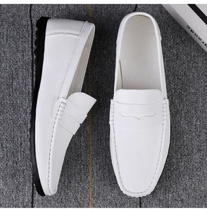 Men’s Shoes – New Casual Driving Style Loafers, Fashion Outdoor Slip-On Lazy Flats