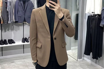 Men’s Business Blazer – Classic Black Suit Jacket in Regular & Plus Sizes
