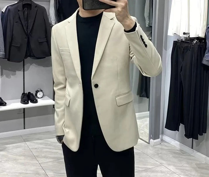 Men’s Business Blazer – Classic Black Suit Jacket in Regular & Plus Sizes