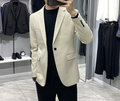 Men’s Business Blazer – Classic Black Suit Jacket in Regular & Plus Sizes