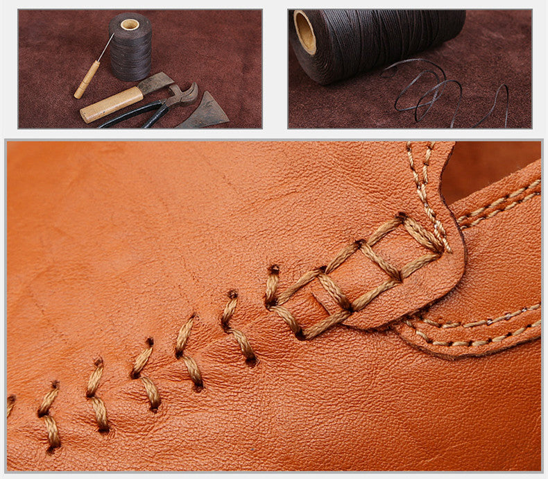Men’s Genuine Leather Loafers – Casual Luxury Slip-On, Breathable Comfort