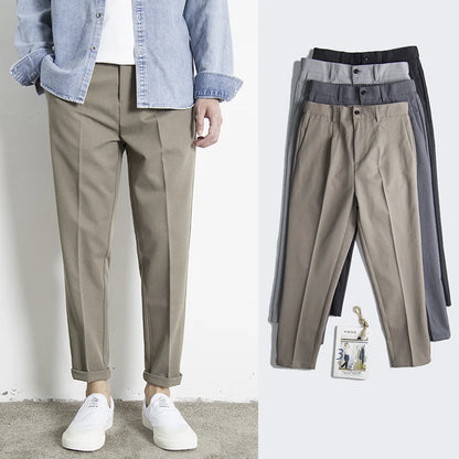 Everyday Slim Straight Pants – Effortless Style & Comfort Across Seasons