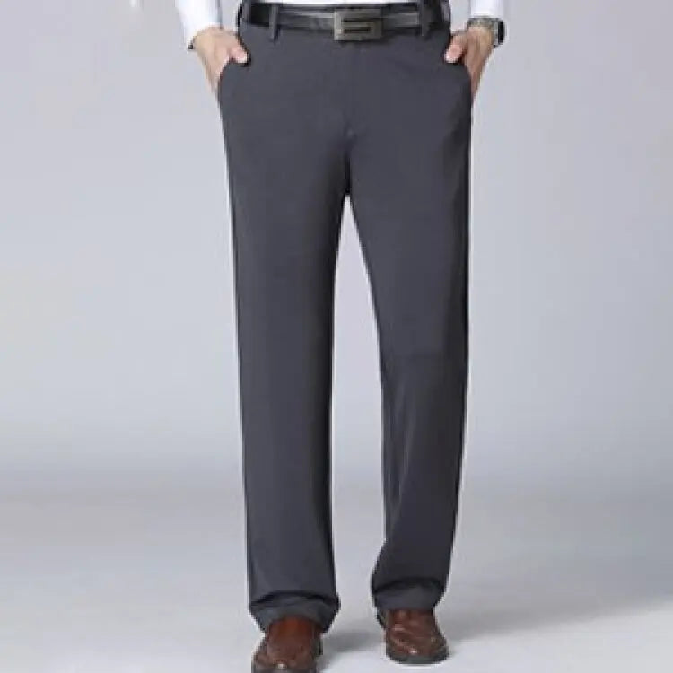 Lightweight Ice Silk Suit Pants – Cool Comfort with a Sharp Business Look