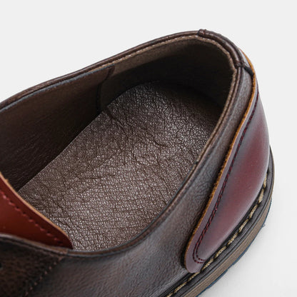 Retro Men's Derby Shoes 2024 New Men Casual shoes Fashion Men Leather Shoes #AL6604