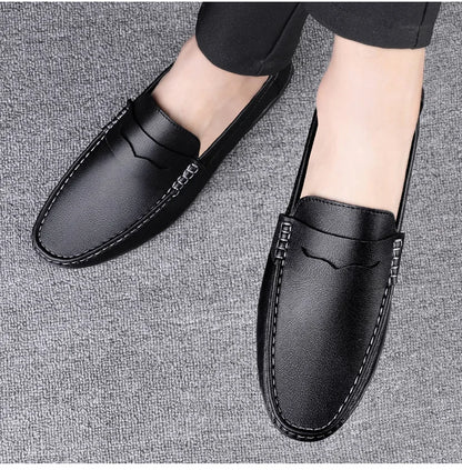Men’s Shoes – New Casual Driving Style Loafers, Fashion Outdoor Slip-On Lazy Flats