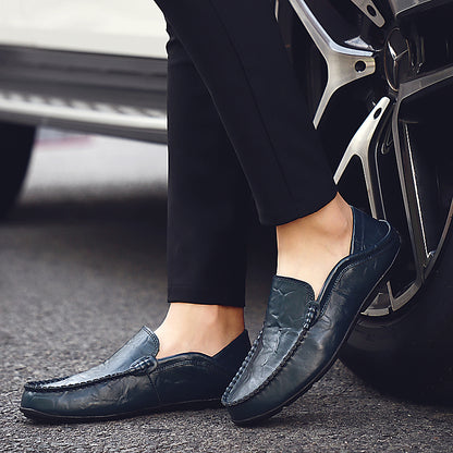 Effortless Summer Luxury – Breathable Leather Driving Loafers