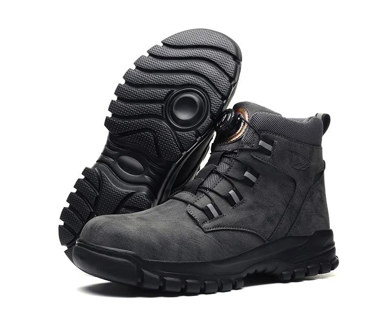 Rugged Safety Boots – Waterproof Steel Toe Protection for Work & Outdoor Riding