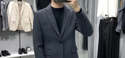 Men’s Business Blazer – Classic Black Suit Jacket in Regular & Plus Sizes