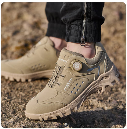 Men’s Steel Toe Safety Shoes – Lightweight, Breathable & Puncture-Resistant Work Footwear