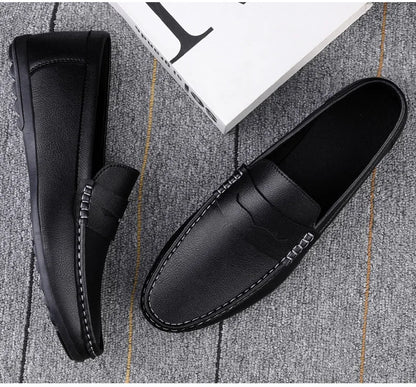 Men’s Shoes – New Casual Driving Style Loafers, Fashion Outdoor Slip-On Lazy Flats