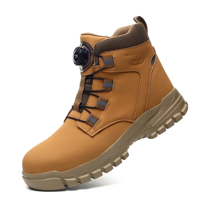 Rugged Safety Boots – Waterproof Steel Toe Protection for Work & Outdoor Riding