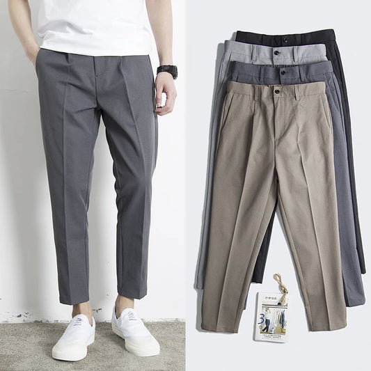 Everyday Slim Straight Pants – Effortless Style & Comfort Across Seasons