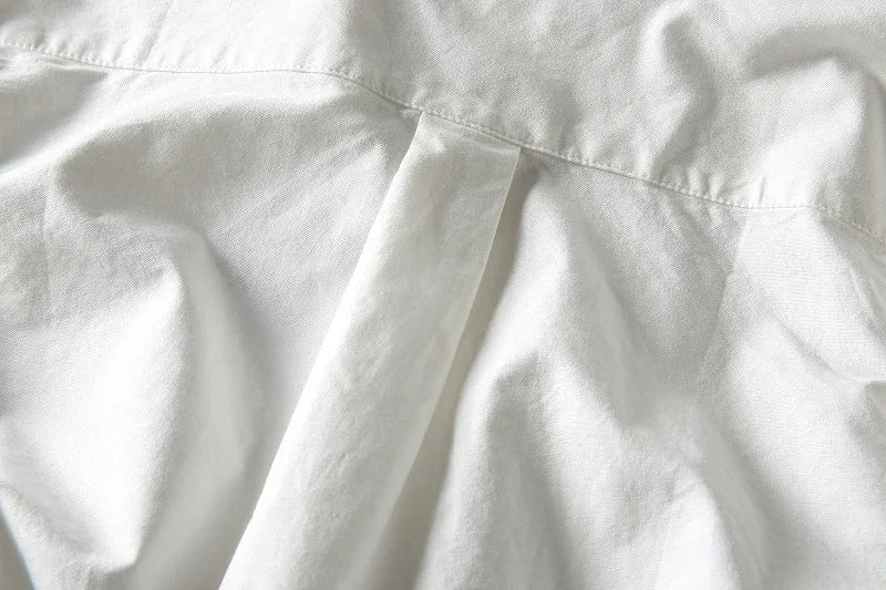 Japanese Short Sleeve Loose Fit Ox Cloth Men's Breathable Cotton