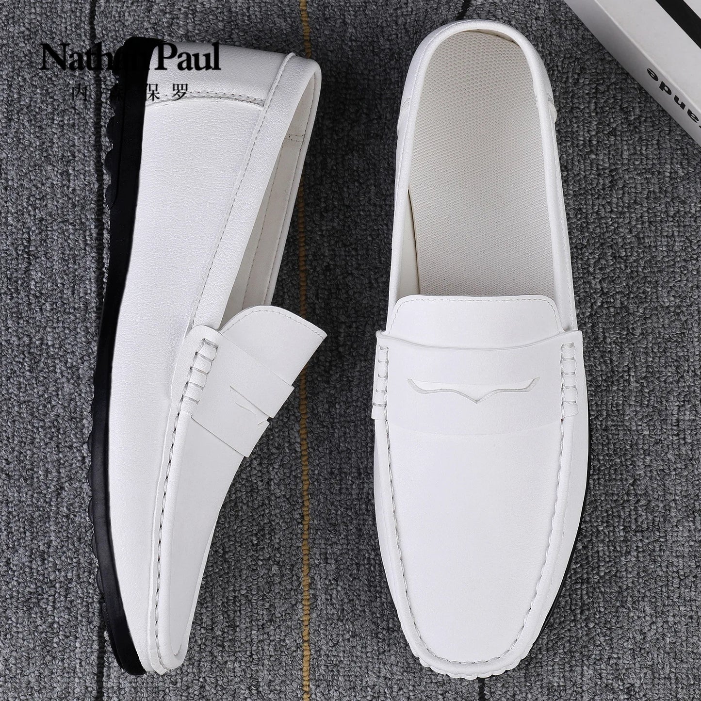 Men’s Shoes – New Casual Driving Style Loafers, Fashion Outdoor Slip-On Lazy Flats