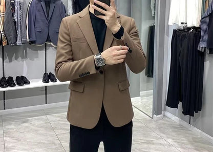 Men’s Business Blazer – Classic Black Suit Jacket in Regular & Plus Sizes