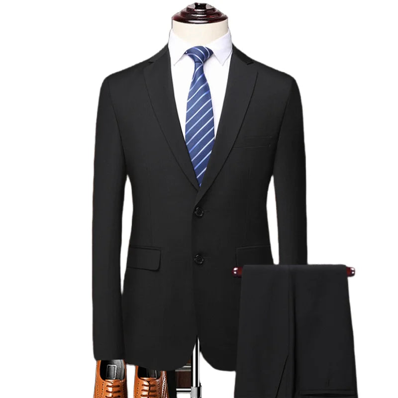 Classic 2-Piece Suit – Smart Tailoring for Business, Weddings & Special Occasions