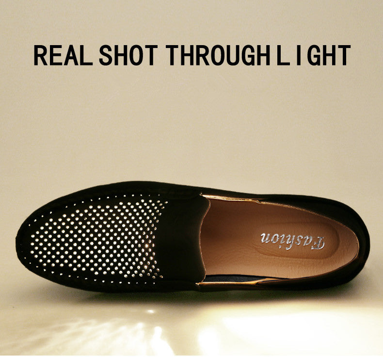Effortless Summer Luxury – Breathable Leather Driving Loafers