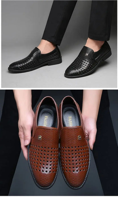 Women’s Summer Dress Loafers – Breathable Slip-On Flats for Formal & Casual Wear