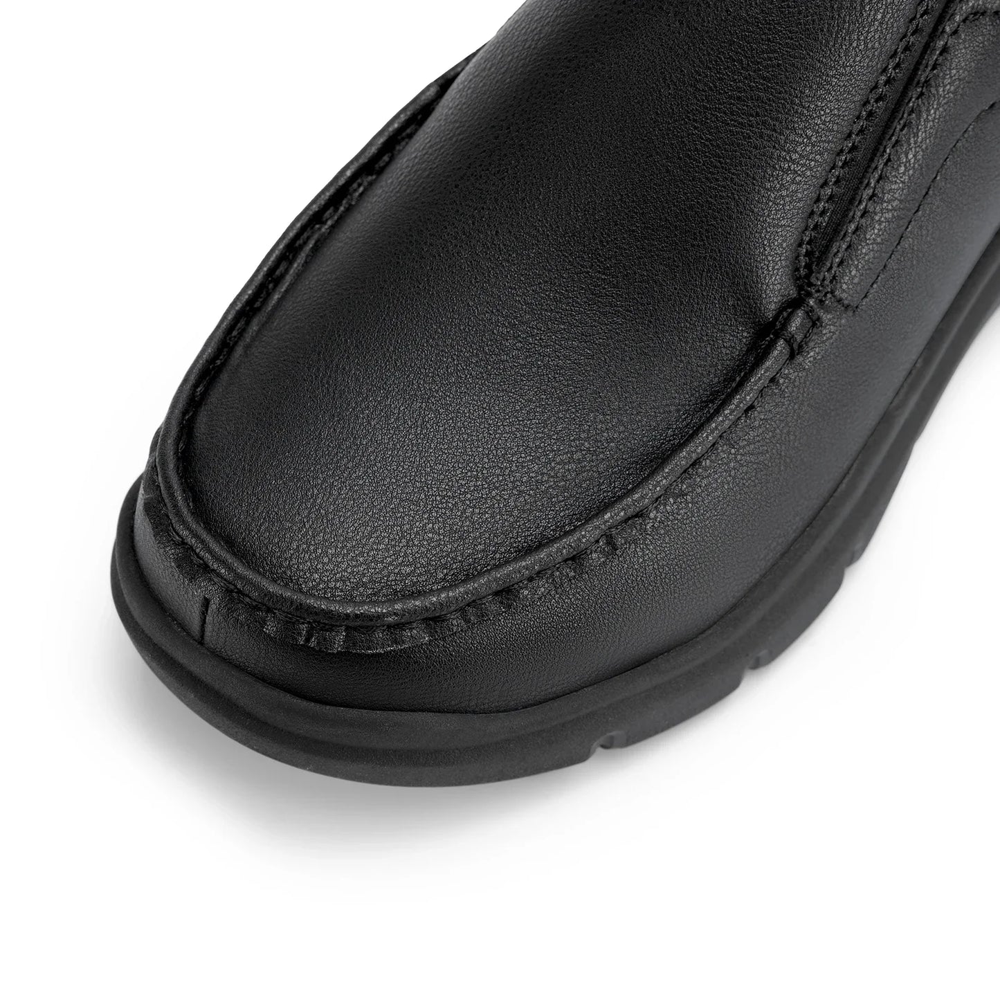 Everyday Comfort Slip-Ons – Wide Leather Shoes Designed for Support & Ease