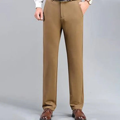 Lightweight Ice Silk Suit Pants – Cool Comfort with a Sharp Business Look