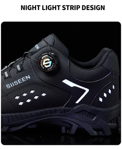 Men’s Steel Toe Safety Shoes – Lightweight, Breathable & Puncture-Resistant Work Footwear