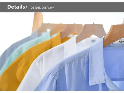 Relaxed Japanese Style Linen Shirt – Breezy Summer Comfort with Artistic Charm
