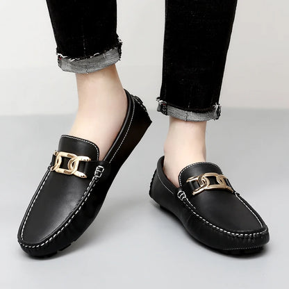 Everyday Style – Handmade Plaid Loafers Designed for Year-Round Comfort