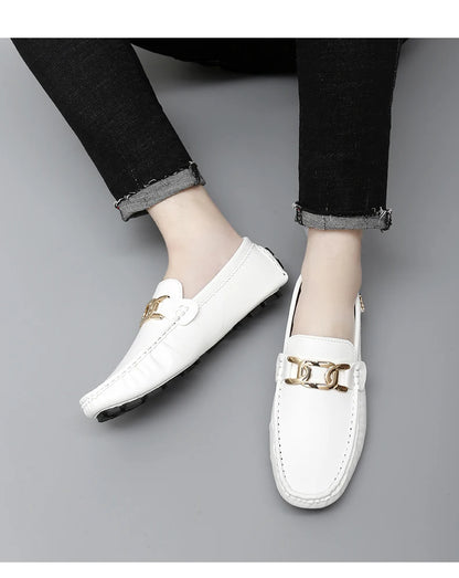 Everyday Style – Handmade Plaid Loafers Designed for Year-Round Comfort