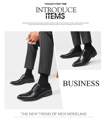 High Quality Height Increase Oxford Dress Shoes Men Genuine Cow Leather Suit Shoes Lift Brogues Wedding Formal Elevator Shoes