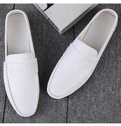 Men’s Shoes – New Casual Driving Style Loafers, Fashion Outdoor Slip-On Lazy Flats