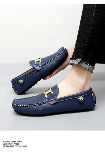 Everyday Style – Handmade Plaid Loafers Designed for Year-Round Comfort